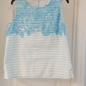 Beautiful Sleeveless top by Talbots